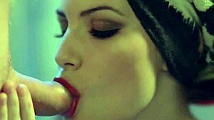 She gives really good wet sucking with blowjob and handjob action