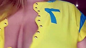 Getting READY to Be WET for You with Big NATURAL Tits