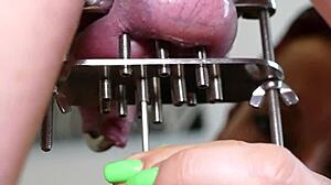 foot fisting extreme with foot deep in slave f ass by lady morgana in femdom session