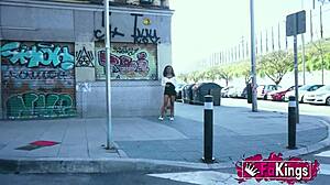 Hot mulatto Zoe Bombon gets naughty at porn casting with friend 😈