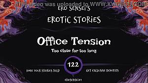 Office tension builds in this erotic audio for women with solo masturbation and pov fetish vibes at work