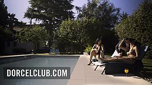 Intimate Kitchen Moment With Hot Blonde In Bikini