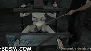 Sadomasochism Master Binds Horny Slut for Rough Sucking and Nasty Cock Fucking in Bdsm Contest