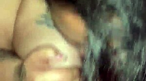 Chubby BBW Polishes My Black Metal Chubby Pole with European Fat Sucking