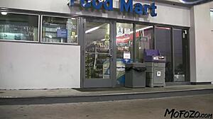 mofozo com - slim amateur gets a facial in her first sex video, but is it too rough for mommy and daddy?