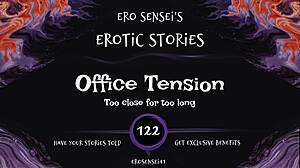 Office tension builds in this erotic audio for women with solo masturbation and pov fetish vibes at work