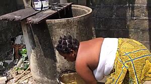 Her Big Natural Tits Drive Me Crazy During Outdoor Anal Fucking