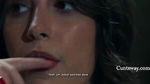 The Piano Sets Scene For Scarlett Mae And Chanel Camryn's Passionate Cunilingus