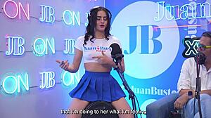 Hot Latin Stepsisters Riding Fuck Machine Together On Juanbustospodcast