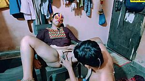 Muslim aunty says lick my pussy first to make it bigger then I'll let you fuck 😏