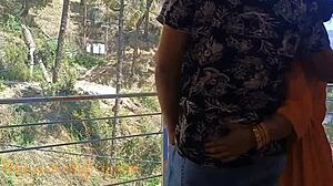 Beautiful Indian couple shares intimate romantic sex with passion