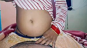 Secretly fucking horny Indian babe in wet anal session before her wedding