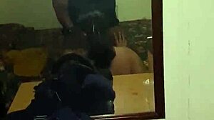 Chubby BBW Polishes My Black Metal Chubby Pole with European Fat Sucking