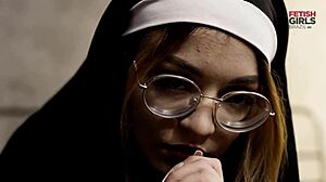 Freirinha Madalena POSES beautifully in her PIERCED NIPPLE photoshoot with exotic Brazilian flair and monster cock elements