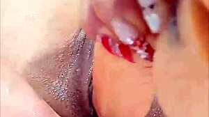 Latina's Cucumber Anal and Pussy Double Penetration