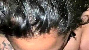 Chubby BBW Polishes My Black Metal Chubby Pole with European Fat Sucking