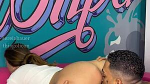 Loira Casada Mamando e Dando de Quatro com Cuzinho Piscando no Motel Temático