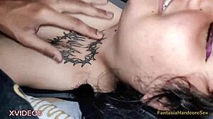 watching porn tiktoks with my best friend latina girlfriend gets out of hand as i touch her huge tits in episode 1 and 2.