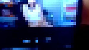 Mzansi teen jerks off huge cock solo to random internet video. Homemade action features monster dick in free red clip.