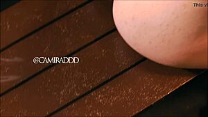 Camila Radoslovich shows off her cute big booty curves