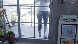 Holy shit, my stepmom's acting as my personal maid with those big tits and young body!