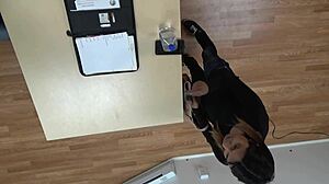 mandy mynxx gets recast as skinny slut choking on cock and gagging deeply