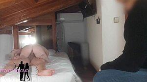 Stranger Fucks Me Hard While Husband Watches as His Cuckold