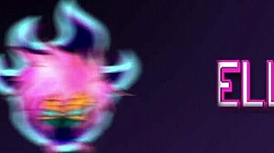 rave girl in cosplay oils up shaved pussy for solo toy masturbation in shower