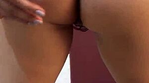 session 1 strip and sexy dance by amateur latina in see-through clothes