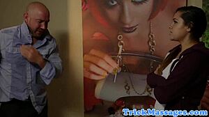 Massage loving teen 18+ riding cock passionately