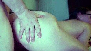 Hey, this kinky guy is anal fucking his woman with deepthroat, ass licking, and rough face fucking. She's cute with natural tits and big ass in lingerie.