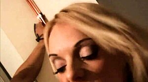 stacey saran is this hot blonde milf who loves fucking in lingerie with shaved pussy doggystyle