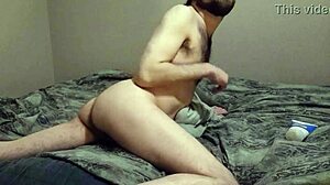 cumming deep in the toy for a quick creampie session