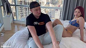 me follo a johabettina la novia de mi hermano cofla cuando nos deja solos espero que nunca se lo diga