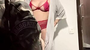 シーメールが大胆にSolidのアナルを突きまくる激しいクロスドレッシングアクション第2部