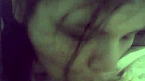 deepthroat session with latina milf couple ending in creampie cum in mouth 😈