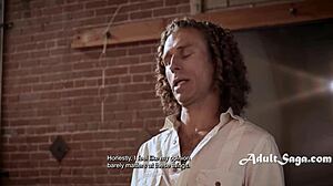 in this casting interview storyline alison rey licks michael vegas cock for a callback leading to rough fucking and sucking with feet toes action