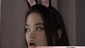 Sexy High Heels And Lingerie Make Me Horny As Cute Wife Angelina Gives Oral Pov