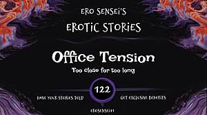 Office tension builds in this erotic audio for women with solo masturbation and pov fetish vibes at work