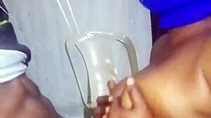 something light contrasts with unfaithful mistress's intense big black cock session