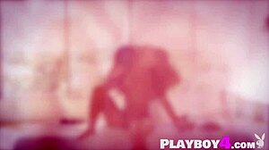 Beautiful big tits babe Layla London fucked by big cock friend Bambino after hot body massage in rough hardcore session