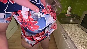 Stepmom, ready for blowjob and anal sex with stepson instead of cooking lunch today?