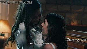 The Piano Sets Scene For Scarlett Mae And Chanel Camryn's Passionate Cunilingus