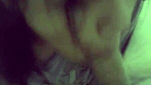 deepthroat session with latina milf couple ending in creampie cum in mouth 😈