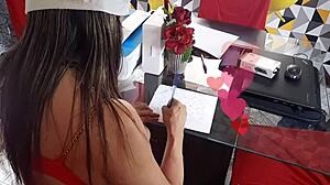 Peruvian Beauty Awaits Christmas Delivery in Solo Interview with Clit Focus