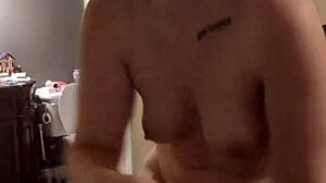 In this softcore solo scene, a curvy beautiful woman undresses slowly during her workout routine.