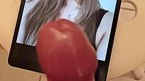 hey mark's bored so this bitch starts sucking his big cock close-up