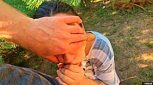 Rubbing Panties for Horny Stepsister and Powerful Cumshot