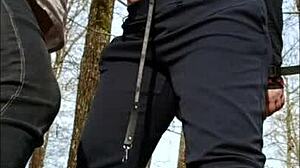 Esclave SA in Broceliande Forest for Bondage and Submission Session