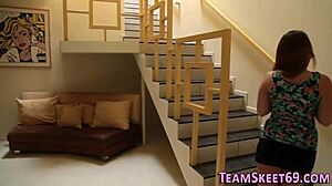 Teen Experiences Refreshing Shower Moment